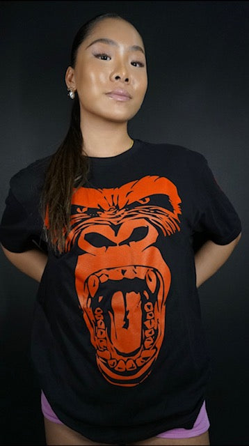 APE-X BIG FACE BLOOD APE GORILLASEASON TEE